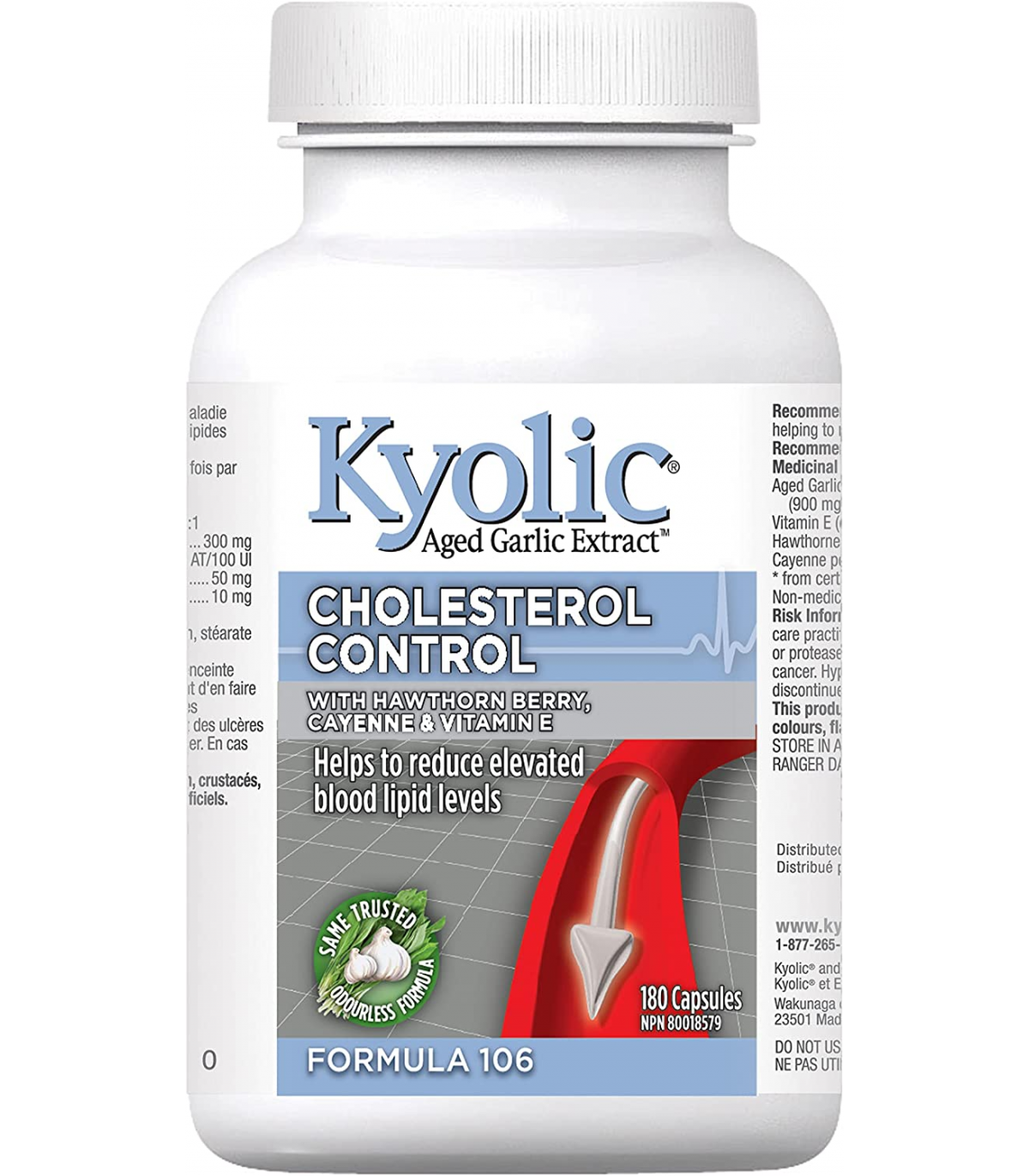 Formula 106 Choles Cntrl w/Hawthorn 180 Capsules | Safest & Easiest Shopping Vitamins Online | VITASHOP