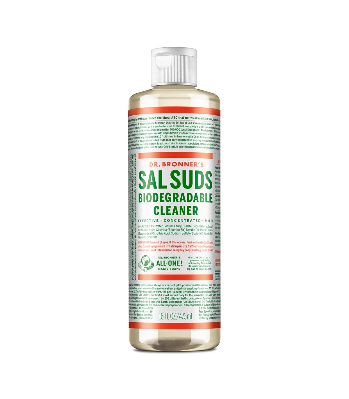 Dr. Bronner's Sal Suds Biodegradable Cleaner 473 ml | Unbeatable Prices, Daily Deals | VITASHOP