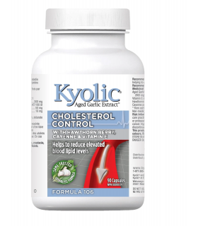 Kyolic 키욜릭 Formula 106 Choles Cntrl w/Hawthorn 90 캡슐 | 매일 업데이트되는 특가 상품 | VITASHOP
