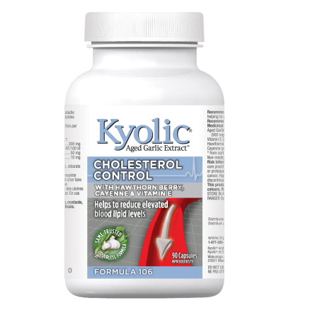 Kyolic 키욜릭 Formula 106 Choles Cntrl w/Hawthorn 90 캡슐 | 매일 업데이트되는 특가 상품 | VITASHOP