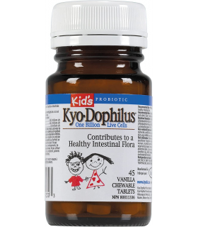 Kids Kyo-Dophilus Vanilla 45 Chewable Tablets | Safest & Easiest Shopping Vitamins Online | VITASHOP