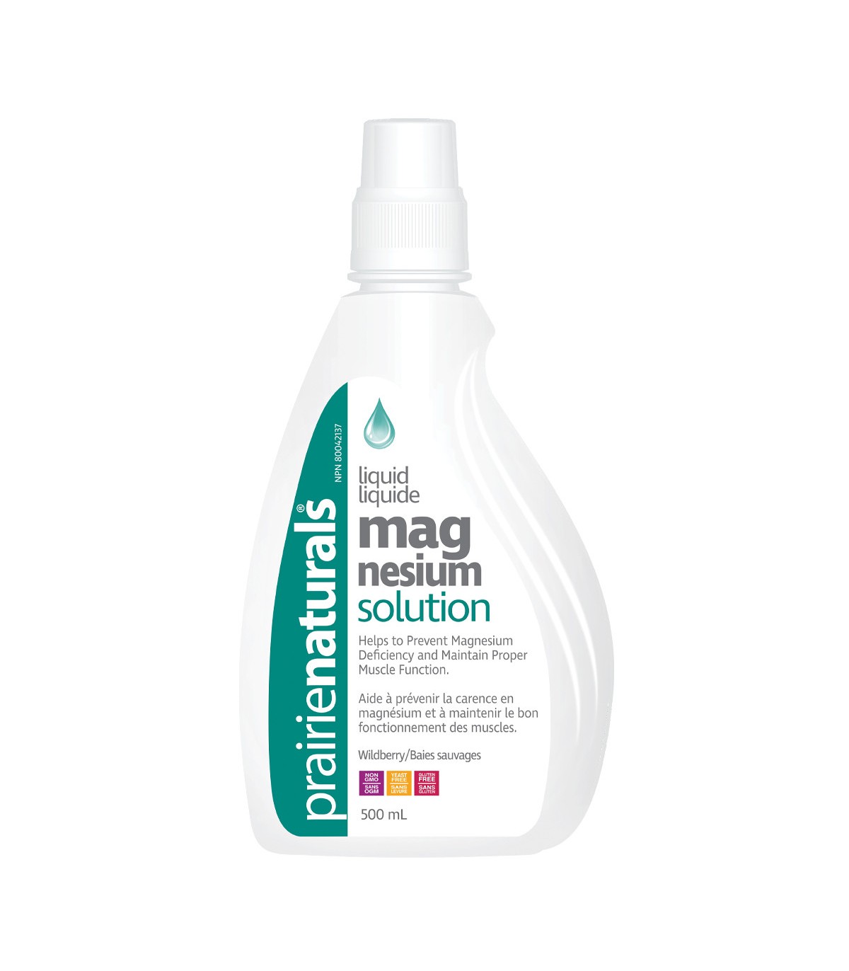 Prairie Naturals Liquid Ionic Magnesium Solution Magnesium Malic Acid 500 ml | Unbeatable Prices, Daily Deals | VITASHOP