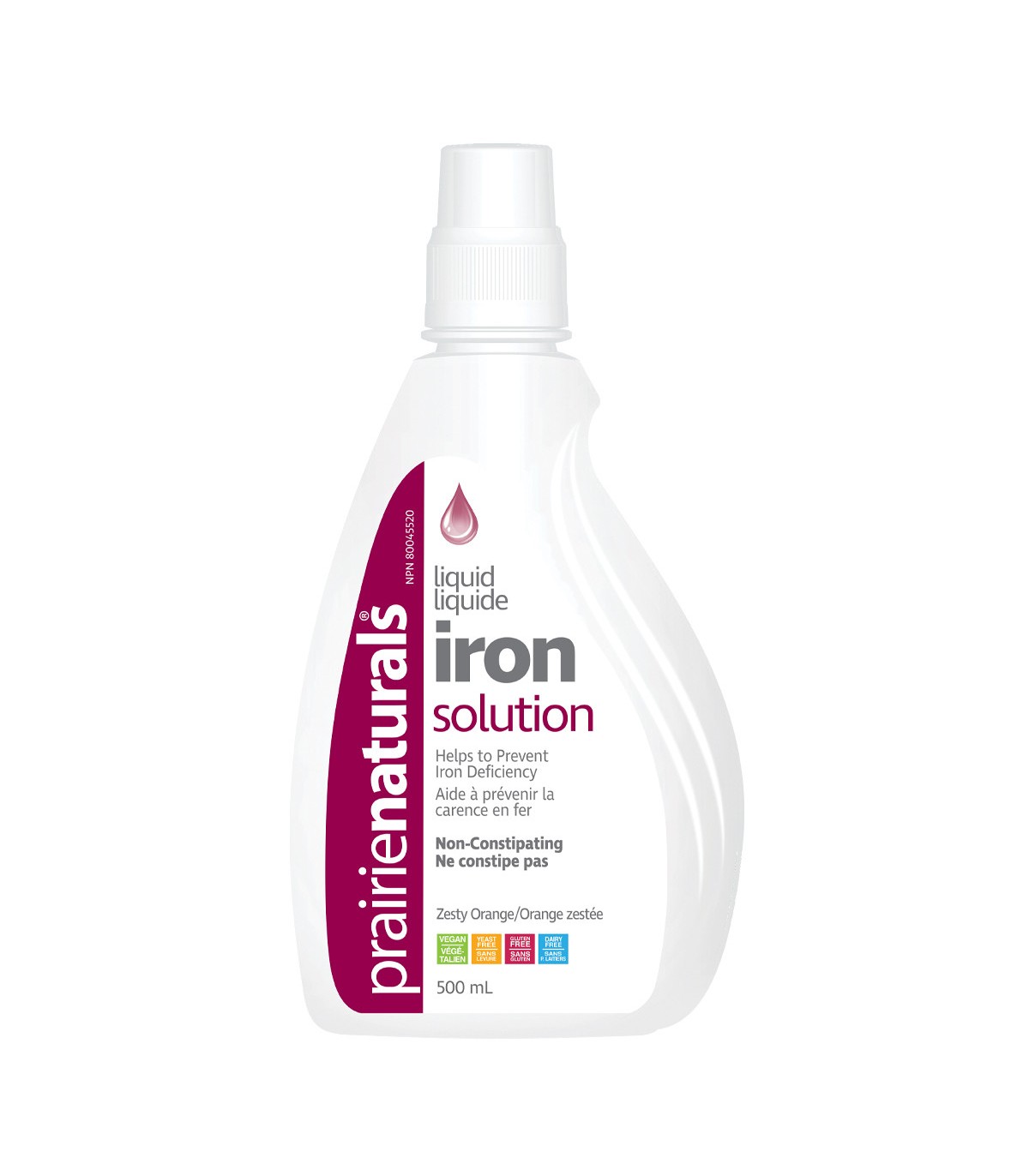Prairie Naturals Liquid Ionic Iron Solution Iron Vitamin B12 500 ml | Unbeatable Prices, Daily Deals | VITASHOP