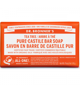 Dr. Bronner's Tea Tree Pure-Castile Bar Soap 140 g | Unbeatable Prices, Daily Deals | VITASHOP