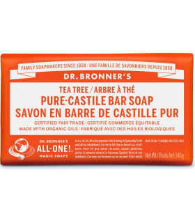 Dr. Bronner's Tea Tree Pure-Castile Bar Soap 140 g | Unbeatable Prices, Daily Deals | VITASHOP