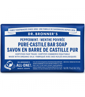 Dr. Bronner's Peppermint Pure-Castile Bar Soap 140 g | Unbeatable Prices, Daily Deals | VITASHOP
