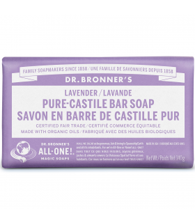 Dr. Bronner's Lavender Pure-Castile Bar Soap 140 g | Unbeatable Prices, Daily Deals | VITASHOP
