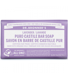 Dr. Bronner's Lavender Pure-Castile Bar Soap 140 g | Unbeatable Prices, Daily Deals | VITASHOP
