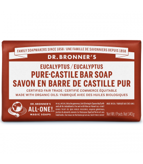 Dr. Bronner's Eucalyptus Pure-Castile Bar Soap 140 g | Unbeatable Prices, Daily Deals | VITASHOP