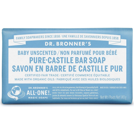 Dr. Bronner's 닥터 브로너스 베이비 무향 비누 140g | 매일 업데이트되는 특가 상품 | VITASHOP