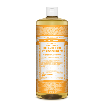 Dr. Bronner's Citrus Pure-Castile Liquid Soap 946 ml | Unbeatable Prices, Daily Deals | VITASHOP