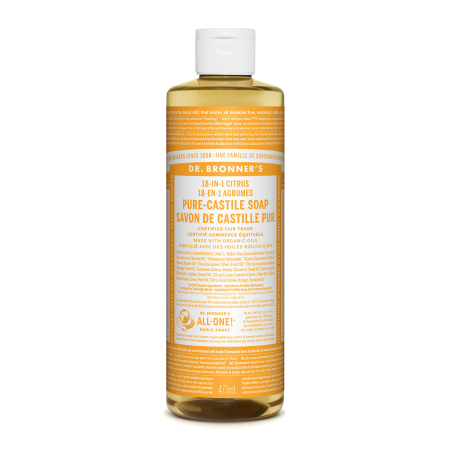 Citrus Pure-Castile Soap 473 ml | Safest & Easiest Shopping Vitamins Online | VITASHOP