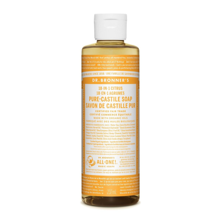 Dr. Bronner's Citrus Pure-Castile Soap 237 ml | Unbeatable Prices, Daily Deals | VITASHOP