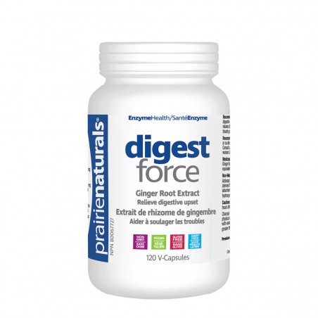 Prairie Naturals Digest-Force Activated Coconut Charcoal Ginger Root Extract 120 Vegi Capsules | 每天不同折扣, 全网最低价格 | 种类齐全的保健品店铺 VIT