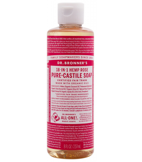 Dr. Bronner's Rose Pure-Castile Soap 237 ml | Unbeatable Prices, Daily Deals | VITASHOP