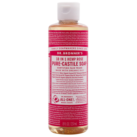 Dr. Bronner's 닥터 브로너스 로즈 퓨어 카스티야 비누 237ml | 매일 업데이트되는 특가 상품 | VITASHOP