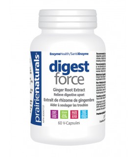 Digest-Force Activated Coconut Charcoal Ginger Root Extract 60 Vegi Capsules | Safest & Easiest Shopping Vitamins Online | VITAS