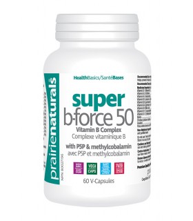 Prairie Naturals Super B-Force B Complex with P5P Methylcobalamin 60 Vegi Capsules | 每天不同折扣, 全网最低价格 | 种类齐全的保健品店铺 VITASHOP, 只有你想不