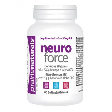 Neuro-Force Cognitive Health Blend with PQQ, Bacopa, Alpha GPC 60 Softgels | Safest & Easiest Shopping Vitamins Online | VITASHO