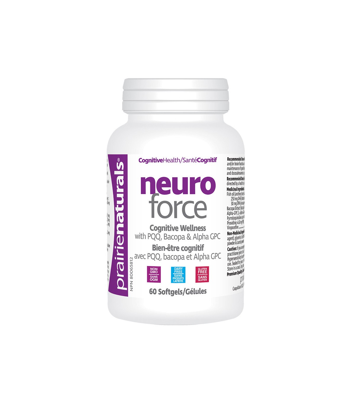 Neuro-Force Cognitive Health Blend with PQQ, Bacopa, Alpha GPC 60 Softgels | Safest & Easiest Shopping Vitamins Online | VITASHO
