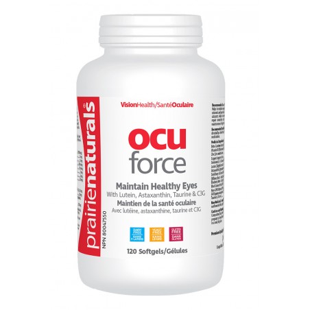Ocu-Force Vision Support with Lutein, Astaxanthin,Taurine, C3G, Vitamins, Minerals 120 Softgels | Safest & Easiest Shopping Vita