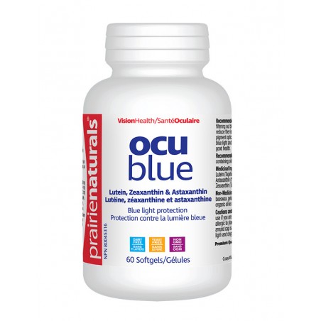 Ocu-Blue Blue Light Protection with Lutein, Zeaxanthin, Astaxanthin 60 Softgels | Safest & Easiest Shopping Vitamins Online | VI