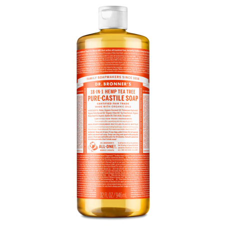 Dr. Bronner's 닥터 브로너스 티트리 퓨어 카스티야 리퀴드 솝 946ml | 매일 업데이트되는 특가 상품 | VITASHOP