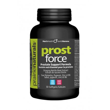 Prairie Naturals Prost-Force Prostate Support for Men 30 Softgels | Unbeatable Prices, Daily Deals | VITASHOP