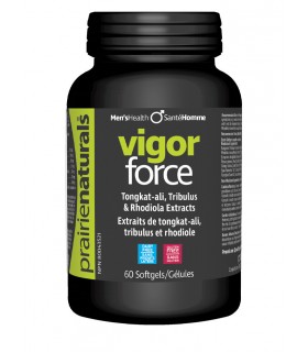 Prairie Naturals 프레리 내추럴스 남성용 Vigor-Force Libido Endurance 60 소프트젤 | 매일 업데이트되는 특가 상품 | VITASHOP