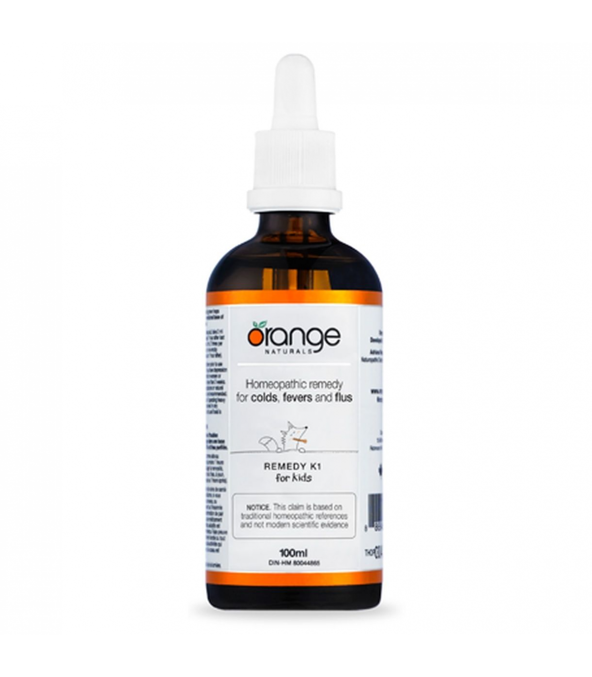 Orange Naturals 오렌지 내추럴스 KIDS HOMEOPATHIC Remedy K1 감기 + 독감 100ml | 매일 업데이트되는 특가 상품 | VITASHOP