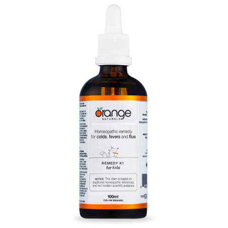 Orange Naturals 오렌지 내추럴스 KIDS HOMEOPATHIC Remedy K1 감기 + 독감 100ml | 매일 업데이트되는 특가 상품 | VITASHOP
