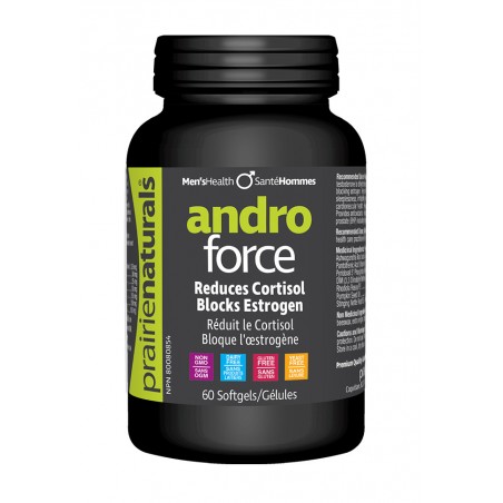 Prairie Naturals 프레리 내추럴스 Andro-Force는 코르티솔 차단 에스트로겐 60 소프트젤을 줄입니다. | 매일 업데이트되는 특가 상품 | VITASHOP