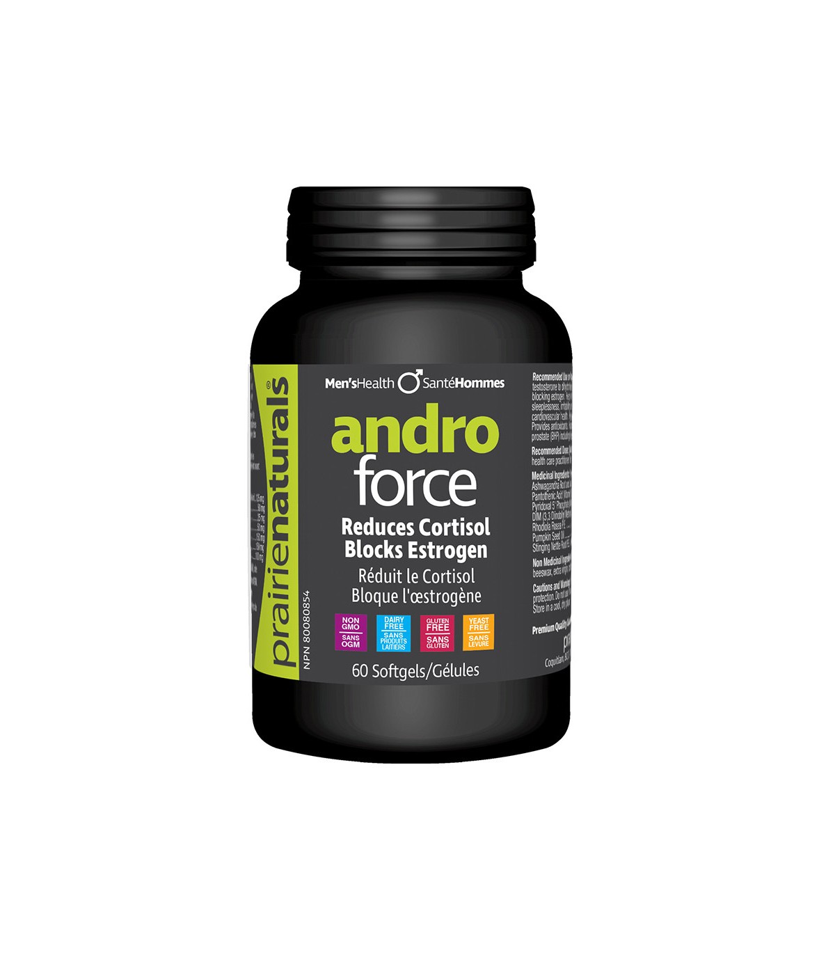 Prairie Naturals 프레리 내추럴스 Andro-Force는 코르티솔 차단 에스트로겐 60 소프트젤을 줄입니다. | 매일 업데이트되는 특가 상품 | VITASHOP