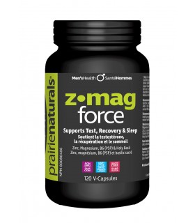 Prairie Naturals Z Mag-Force Zinc, Magnesium Aspartate, P5P (B6), Holy Basil Extract 120 Vegi Capsules | 每天不同折扣, 全网最低价格 | 种类齐全的保