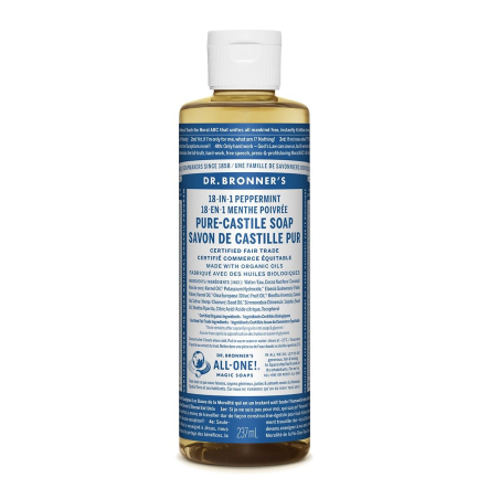 Dr. Bronner's Peppermint Pure-Castile Soap 237 ml | 每天不同折扣, 全网最低价格 | 种类齐全的保健品店铺 VITASHOP, 只有你想不到, 没有你买不到 !