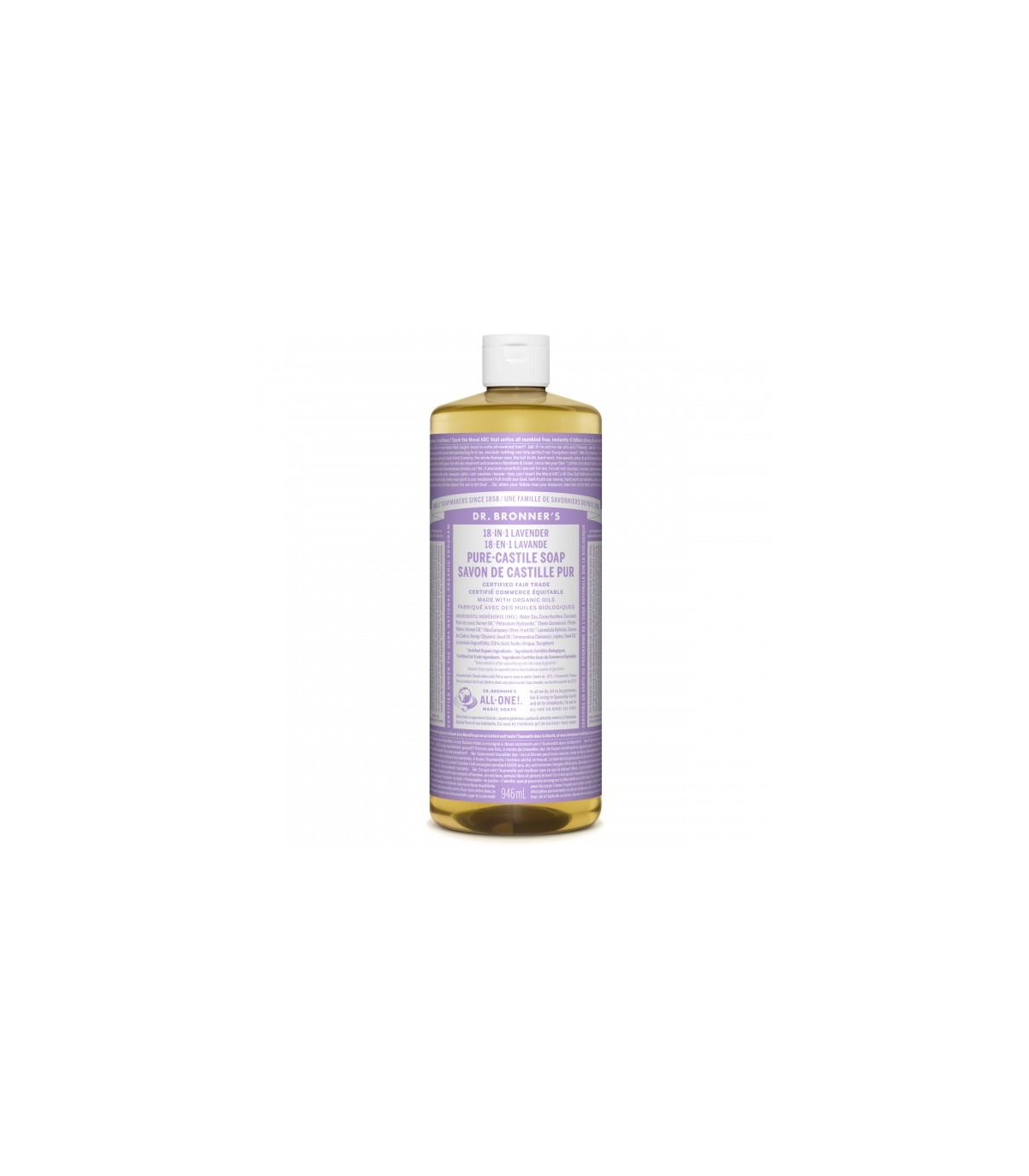 Dr. Bronner's Lavender Pure-Castile Liquid Soap 946 ml | 每天不同折扣, 全网最低价格 | 种类齐全的保健品店铺 VITASHOP, 只有你想不到, 没有你买不到 !