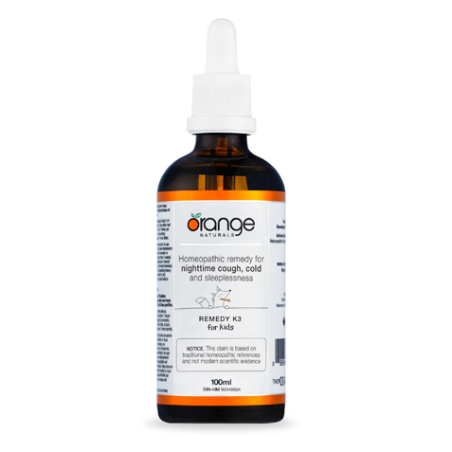 Orange Naturals 오렌지 내추럴스 KIDS HOMEOPATHIC Remedy K3 기침 + 콜드 나이트 100ml | 매일 업데이트되는 특가 상품 | VITASHOP