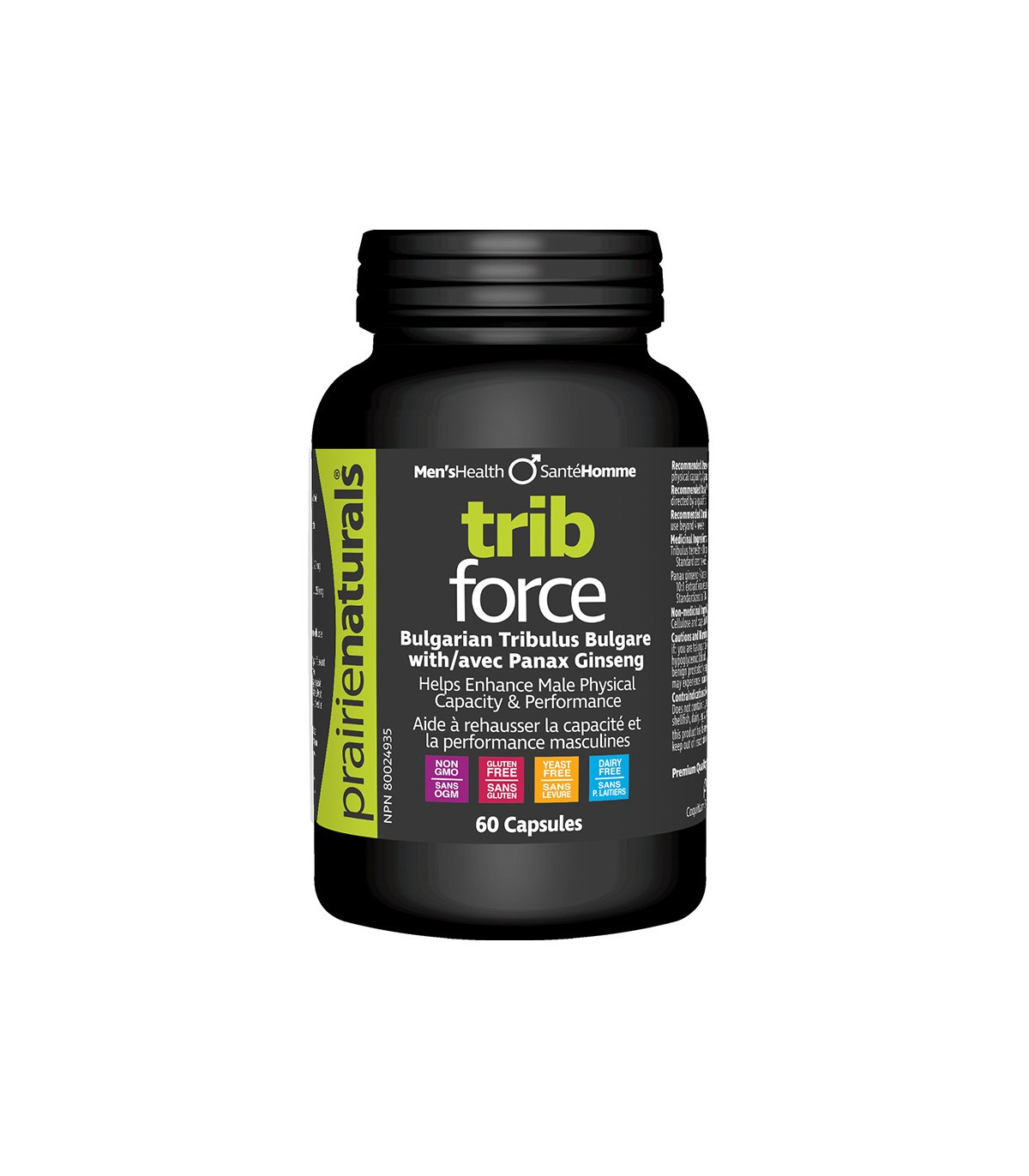 Trib-Force Bulgarian Tribulus Terrestris Panax Ginseng Extracts 60 Capsules | Safest & Easiest Shopping Vitamins Online | VITASH