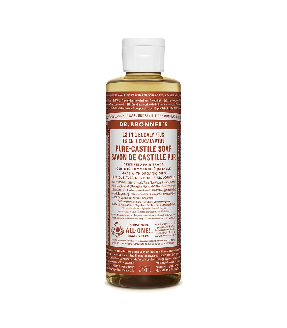 Dr. Bronner's Eucalyptus Pure-Castile Soap 237 ml | Unbeatable Prices, Daily Deals | VITASHOP