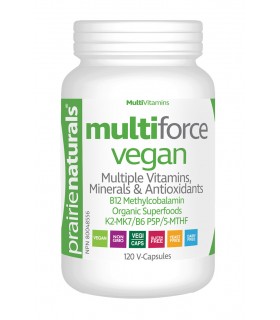 Prairie Naturals Multi-Force Vegan Multiple Vitamins, Minerals, Greenfoods 120 Vegi Capsules | 每天不同折扣, 全网最低价格 | 种类齐全的保健品店铺 VITAS