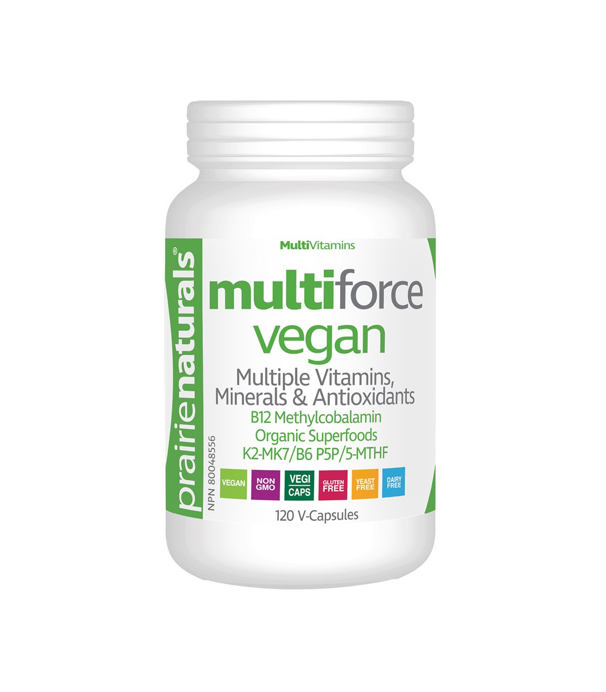 Multi-Force Vegan Multiple Vitamins, Minerals, Greenfoods 120 Vegi Capsules | Safest & Easiest Shopping Vitamins Online | VITASH