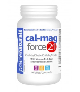 Prairie Naturals Cal-Mag-Force 2:1 90 Tablets | 每天不同折扣, 全网最低价格 | 种类齐全的保健品店铺 VITASHOP, 只有你想不到, 没有你买不到 !