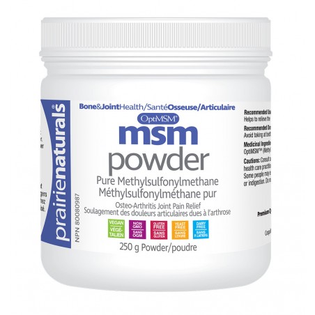 Prairie Naturals OptiMSM Powder 250 g | 每天不同折扣, 全网最低价格 | 种类齐全的保健品店铺 VITASHOP, 只有你想不到, 没有你买不到 !