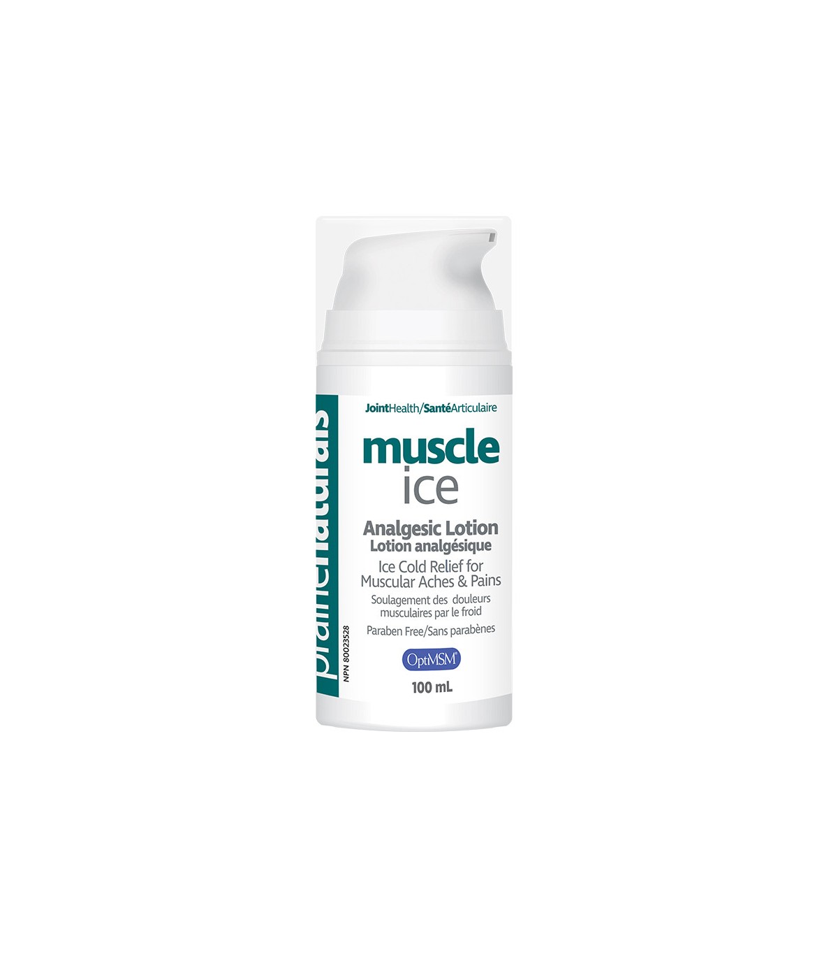 Muscle Ice with OptiMSM Instant Cold Relief Lotion for Muscles 100 ml | Safest & Easiest Shopping Vitamins Online | VITASHOP