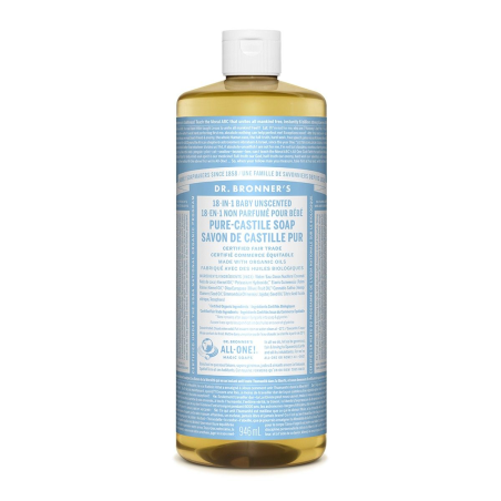 Dr. Bronner's Baby-Unscented Pure-Castile Liquid 946 ml | 每天不同折扣, 全网最低价格 | 种类齐全的保健品店铺 VITASHOP, 只有你想不到, 没有你买不到 !