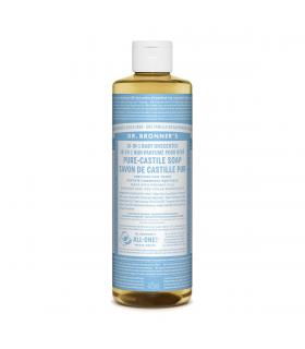 Dr. Bronner's Baby-Unscented Pure-Castile Soap 473 ml | Unbeatable Prices, Daily Deals | VITASHOP