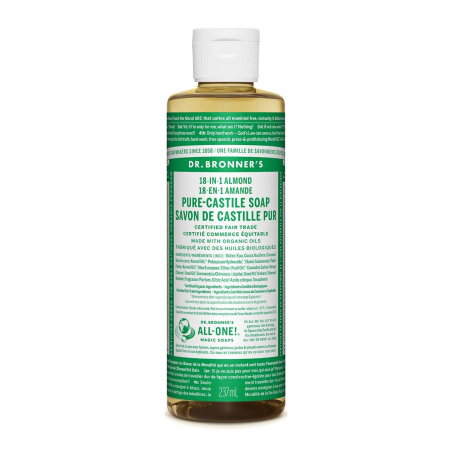Dr. Bronner's 닥터 브로너스 아몬드 퓨어 카스티야 비누 237ml | 매일 업데이트되는 특가 상품 | VITASHOP