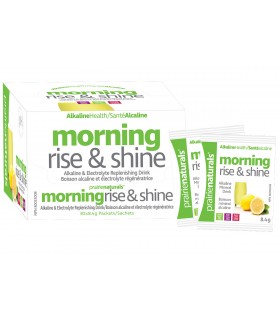 Prairie Naturals Morning Rise Shine pH Balancing Lemon, Aloe, Mineral Drink Mix 8.4 g x 30 Packets | Unbeatable Prices, Daily De