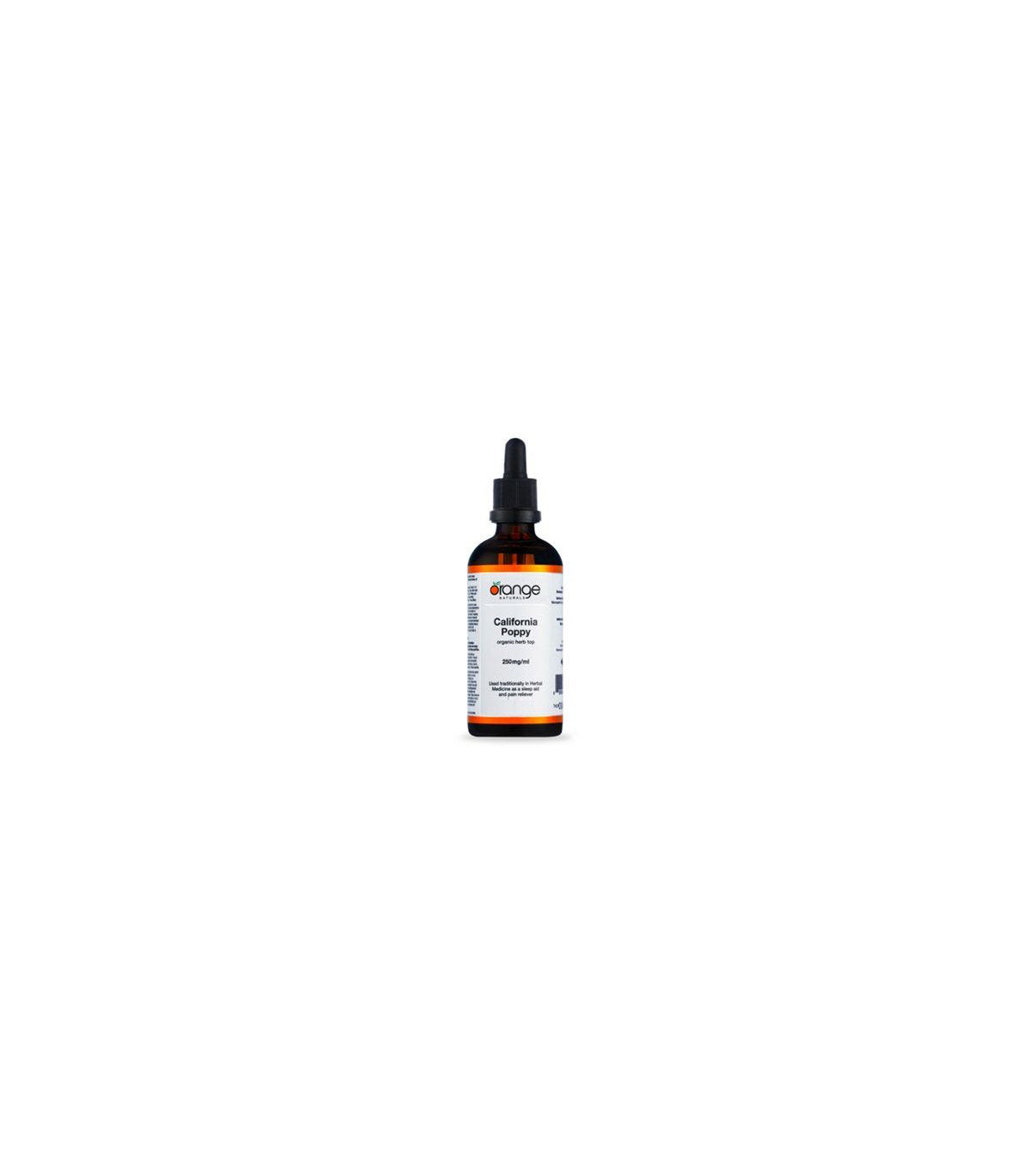 California Poppy Tincture 100 ml | Safest & Easiest Shopping Vitamins Online | VITASHOP