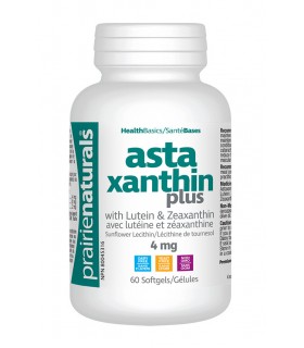 Prairie Naturals Astaxanthin Plus 4 mg Astaxanthin, Lutein, Zeaxanthin 60 Softgels | Unbeatable Prices, Daily Deals | VITASHOP